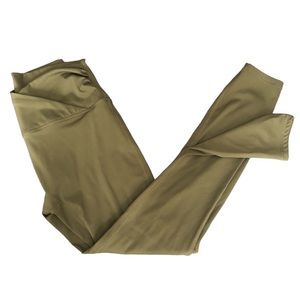 HALARA Leggings Criss Cross Waist Army Green Size Medium NWOT